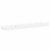 vidaXL Picture Frame Ledge Shelves 2 pcs White 40x9x3 cm MDF
