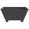 vidaXL Fire Pit Black 60 x 60 x 30 cm Cold-rolled steel