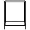 vidaXL Console Table Transparent 60x35x75 cm Tempered Glass