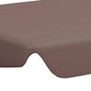 vidaXL Replacement Canopy for Garden Swing Brown 188/168x145/110 cm