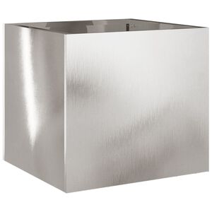 vidaXL Planter Silver 32x30x29 cm Stainless Steel