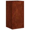 vidaXL Planter Rusty 40x40x80 cm Weathering Steel