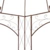 vidaXL Garden Pavilion Antique Brown 3 m Iron