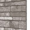 vidaXL 3D Wall Panels with Dark Grey Brick Design 10 pcs EPS