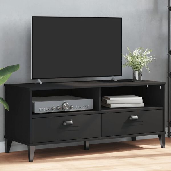 vidaXL TV Cabinet VIKEN Black Engineered Wood