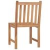 vidaXL Garden Chairs 4 pcs with Cushions Solid Teak Wood