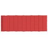 vidaXL Sun Lounger Cushion Red 180x60x4 cm Oxford Fabric