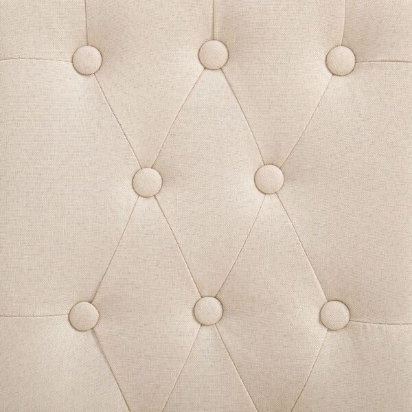 vidaXL Dining Chairs 4 pcs Cream Fabric