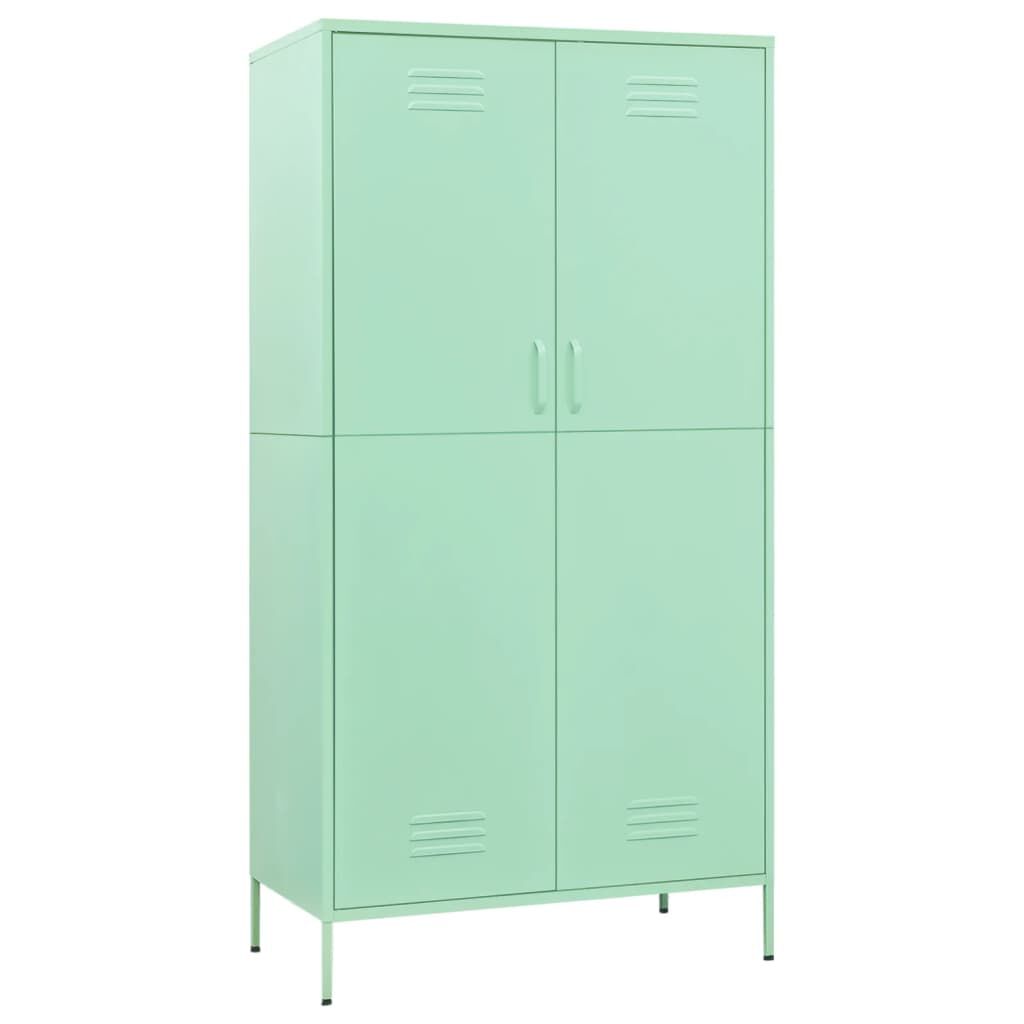 vidaXL Wardrobe Mint 90x50x180 cm Steel