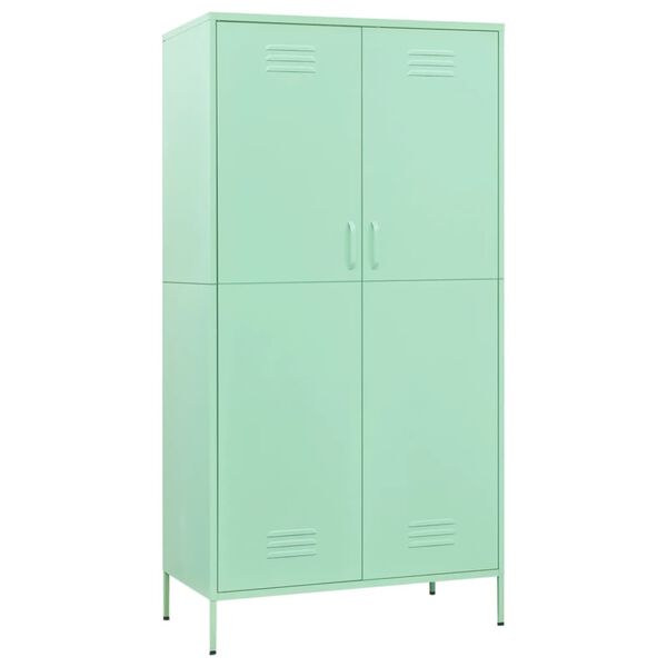 vidaXL Wardrobe Mint 90x50x180 cm Steel