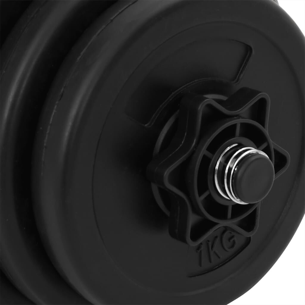 vidaXL Dumbbells 2x15 kg