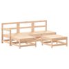 vidaXL 5 Piece Garden Lounge Set Solid Wood Pine