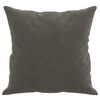 vidaXL Throw Pillows 2 pcs Dark Grey 40x40 cm Velvet