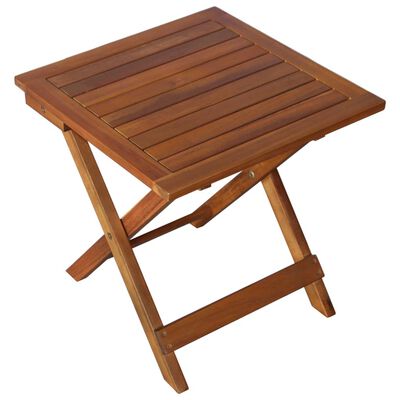 vidaXL 3 Piece Sunlounger with Tea Table Solid Acacia Wood