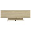 vidaXL Coffee Table Sonoma Oak 85x55x31 cm Engineered Wood