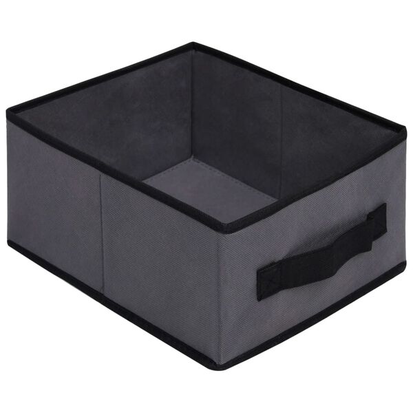 vidaXL Storage Cabinet with 6 Drawers 55x29x55 cm Grey Steel