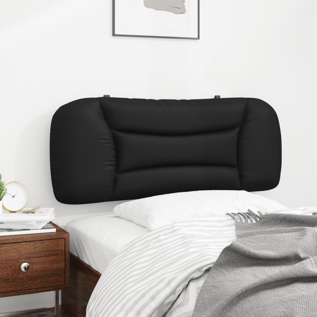 vidaXL Headboard Cushion "Hvar" Black 100 cm Faux Leather