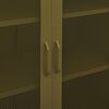 vidaXL Storage Cabinet Olive Green 80x35x101.5 cm Steel