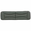 vidaXL Headboard Cushion "Hvar" Dark Grey 193 cm Fabric
