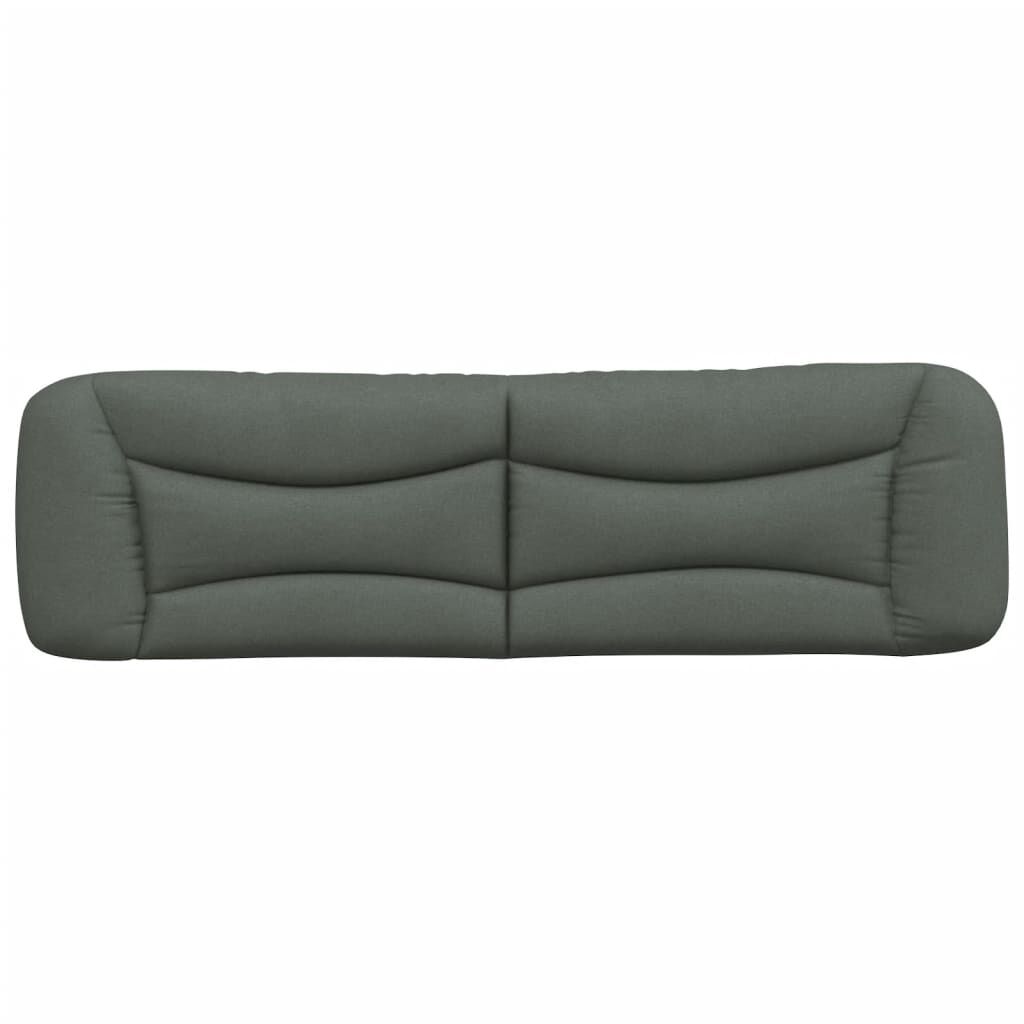 vidaXL Headboard Cushion Dark Grey 193 cm Fabric