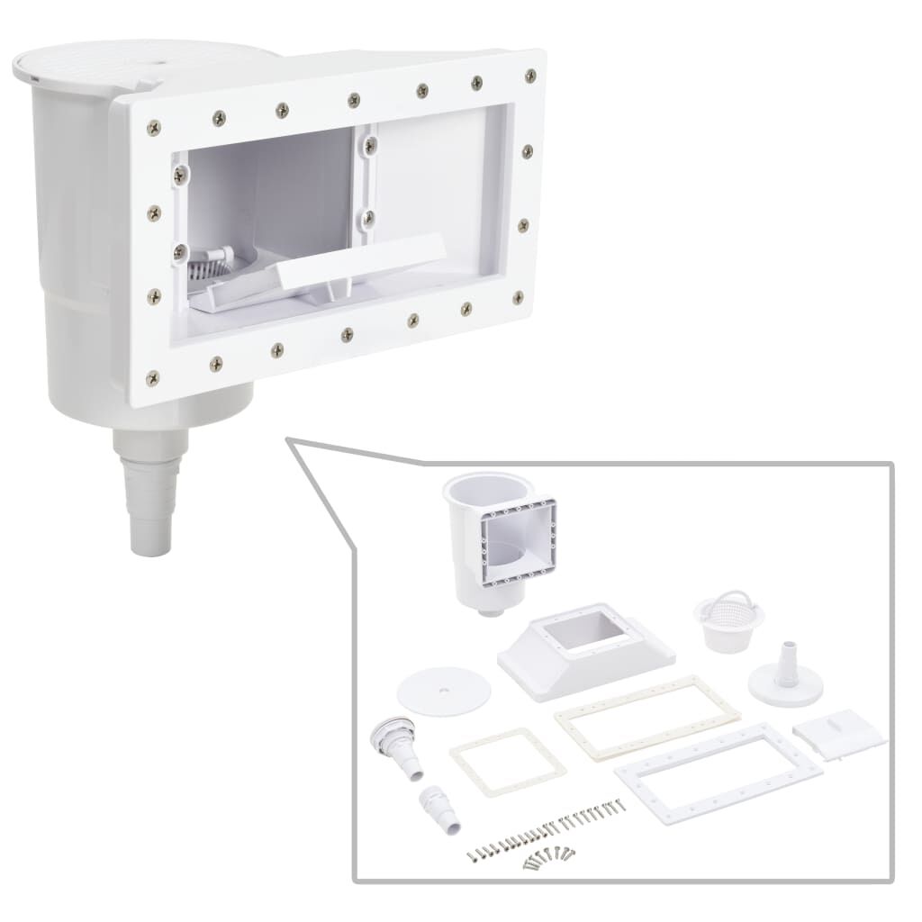 vidaXL 11 Piece Wide-mouth Pool Skimmer 34.3x25x30.5 cm