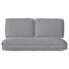 vidaXL Cushion Set 3 pcs Grey Oxford Fabric