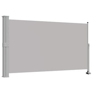 vidaXL Patio Retractable Side Awning 140 x 300 cm Grey