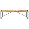 vidaXL Coffee Table 140x70x40 cm Rough Mango Wood
