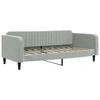 vidaXL Daybed with Trundle without Mattress Light Grey 100x190 cm Velvet
