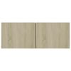 vidaXL TV Cabinet Sonoma Oak 80x30x30 cm Engineered Wood