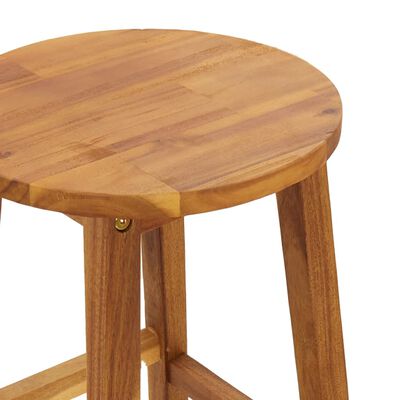 vidaXL 5 Piece Garden Bar Set Solid Wood Acacia
