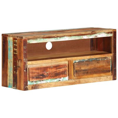 vidaXL TV Cabinets 2 pcs 88x30x40 cm Solid Wood Reclaimed