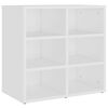 vidaXL Shoe Cabinets 2 pcs White 52.5x30x50 cm