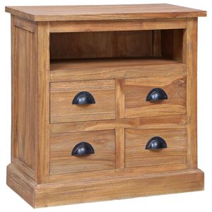 vidaXL Side Cabinet 60x30x60 cm Solid Teak