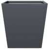 vidaXL Garden Planters Anthracite 2 pcs 40x40x40 cm Steel