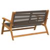 vidaXL Garden Furniture Grey 122 x 78 x 73 cm Solid Acacia Wood