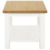 vidaXL Coffee Table 110x55x40 cm Solid Oak Wood