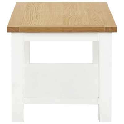 vidaXL Coffee Table 110x55x40 cm Solid Oak Wood