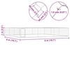 vidaXL Outdoor Dog Kennel Galvanised Steel 6x6x1 m