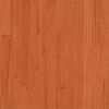 vidaXL Garden Planter Wax Brown 50x50x50 cm Solid Wood Pine