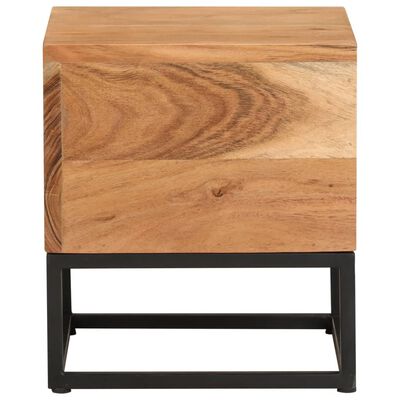 vidaXL Side Table 30x30x33 cm Solid Acacia Wood