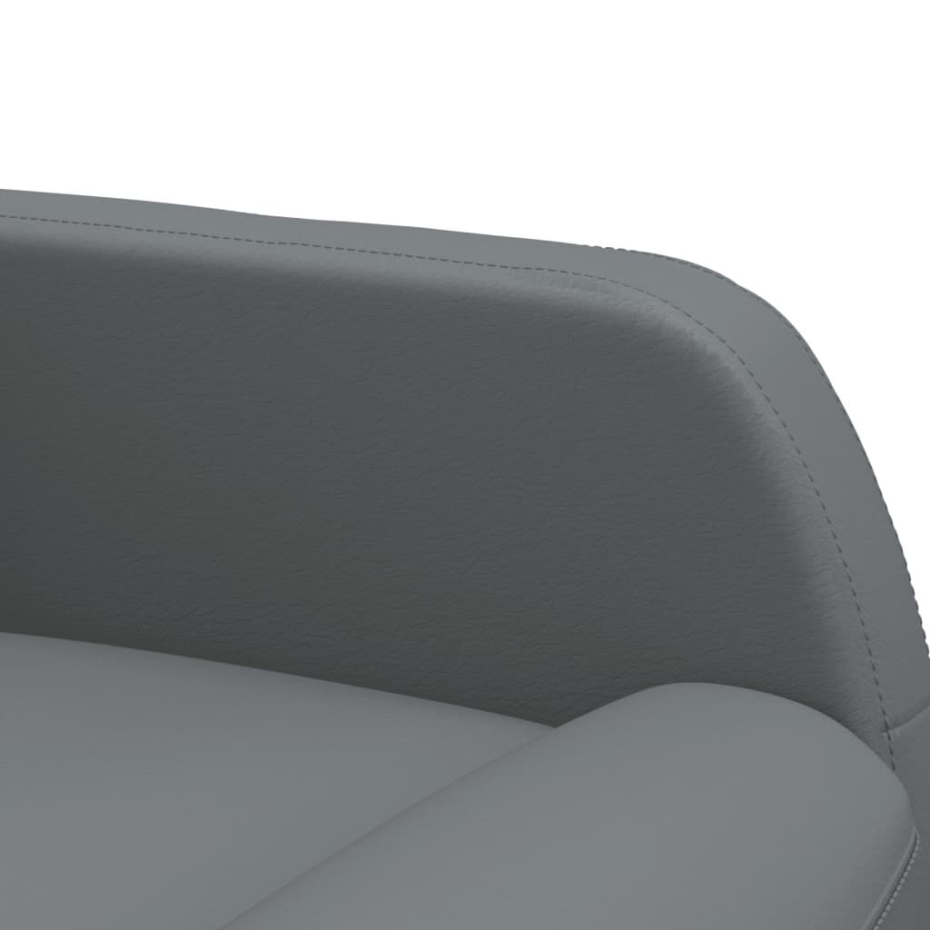 vidaXL Recliner Chair Anthracite Grey Faux Leather