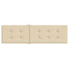 vidaXL Deck Chair Cushion Beige (75+105)x50x4 cm