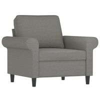 vidaXL Sofa Chair Dark Grey 60 cm Fabric