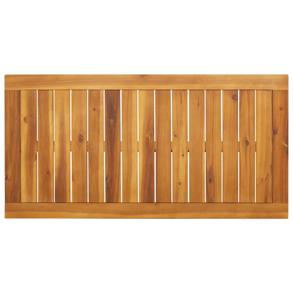 vidaXL Garden Dining Table 110x56x75 cm Solid Wood Acacia