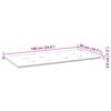 vidaXL Garden Bench with Taupe Cushion 112 cm Solid Teak Wood