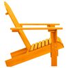vidaXL Garden Adirondack Chair Solid Fir Wood Orange