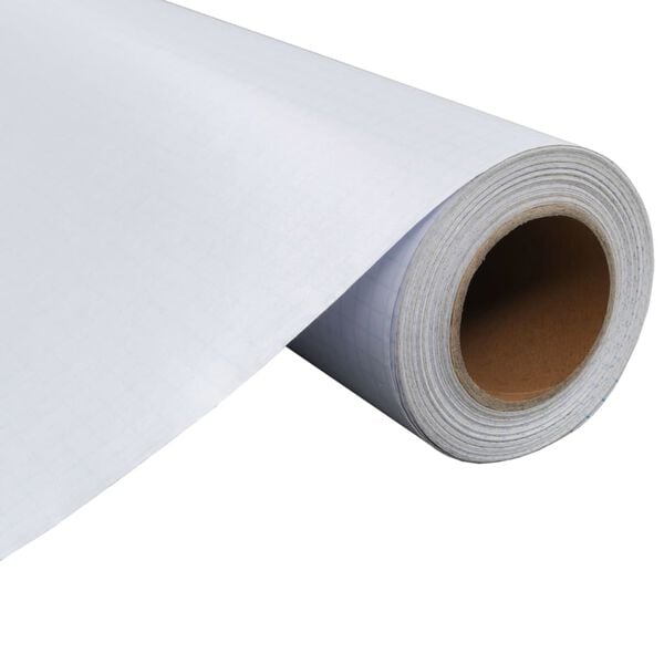 vidaXL Window Film Frosted Grey 0.9x5 m PVC