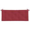 vidaXL Garden Bench Cushions 2pcs Wine Red 120x50x7cm Oxford Fabric