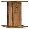 vidaXL Plant Stands 2 pcs Old Wood 30x30x40 cm Engineered Wood